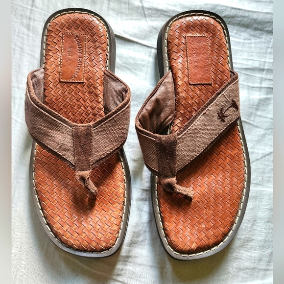 Tommy Bahama Woven Sandals - Picture 1 of 5